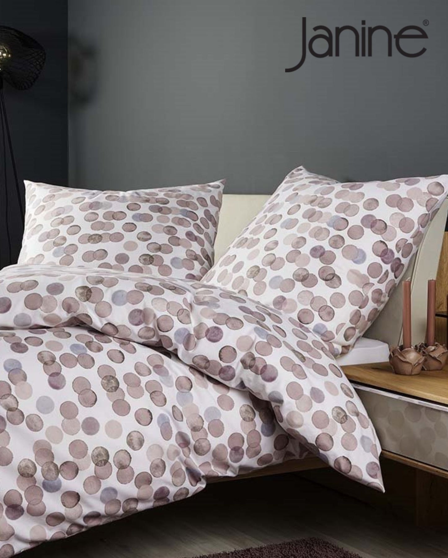 Mako satin bed linen Janine Design Palermo Lineo