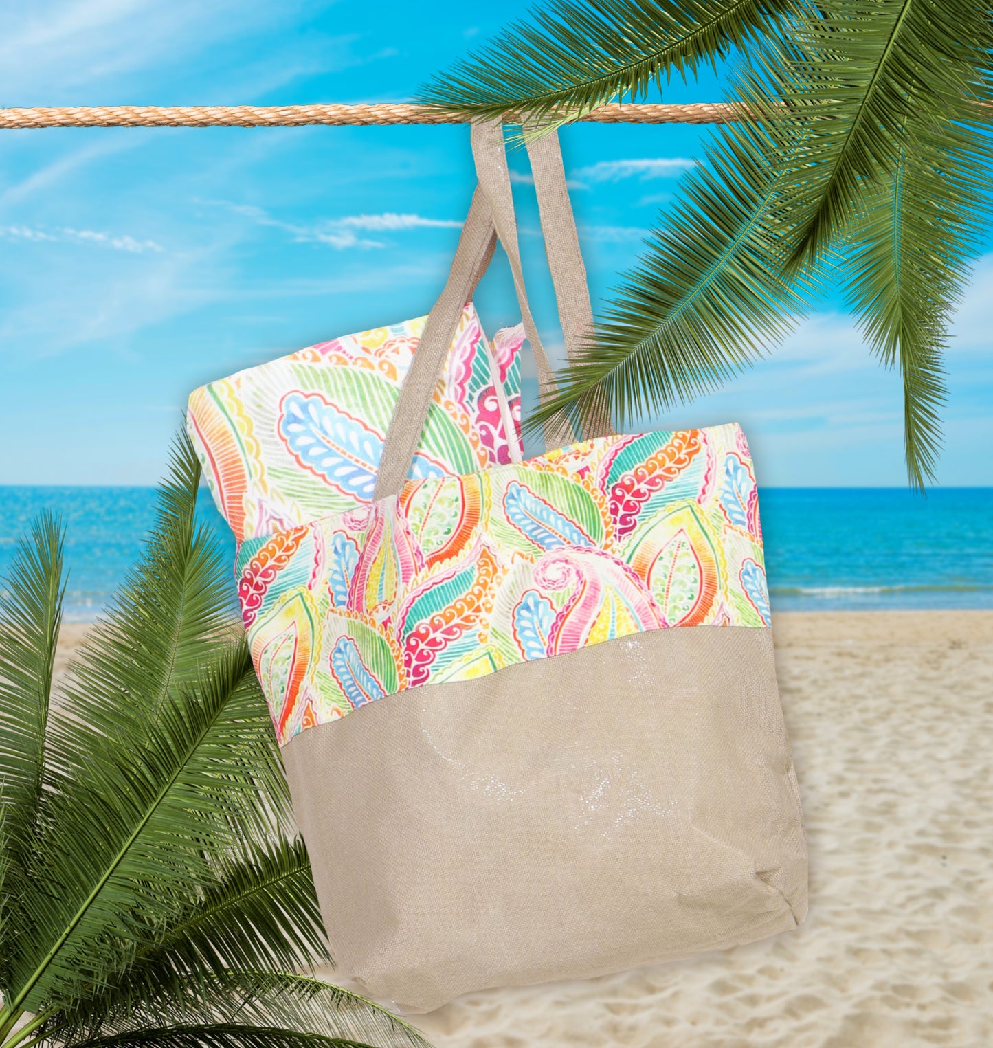 Beach bag NATURAWALK Paisley