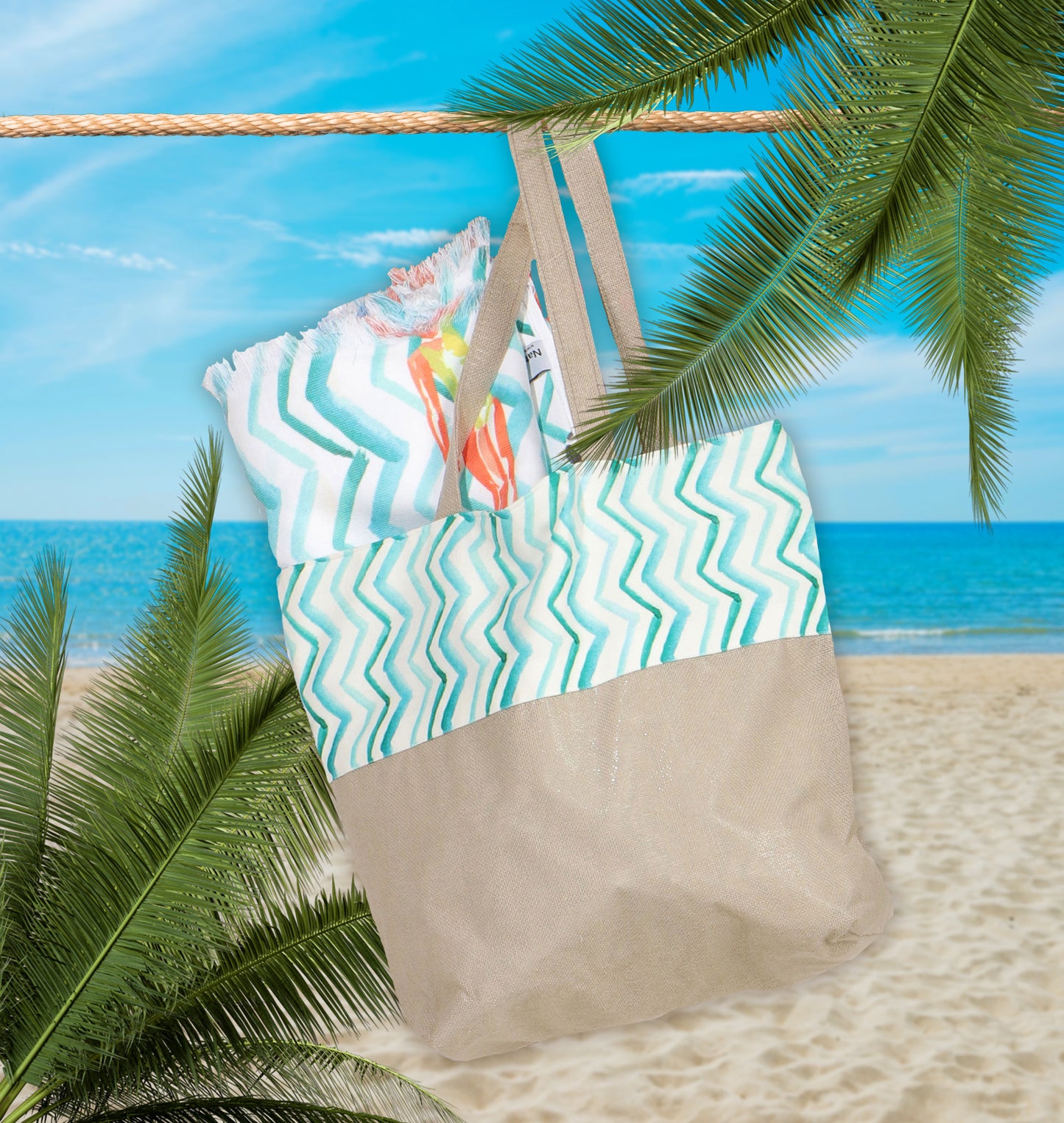 Beach bag NATURAWALK waves Salerno