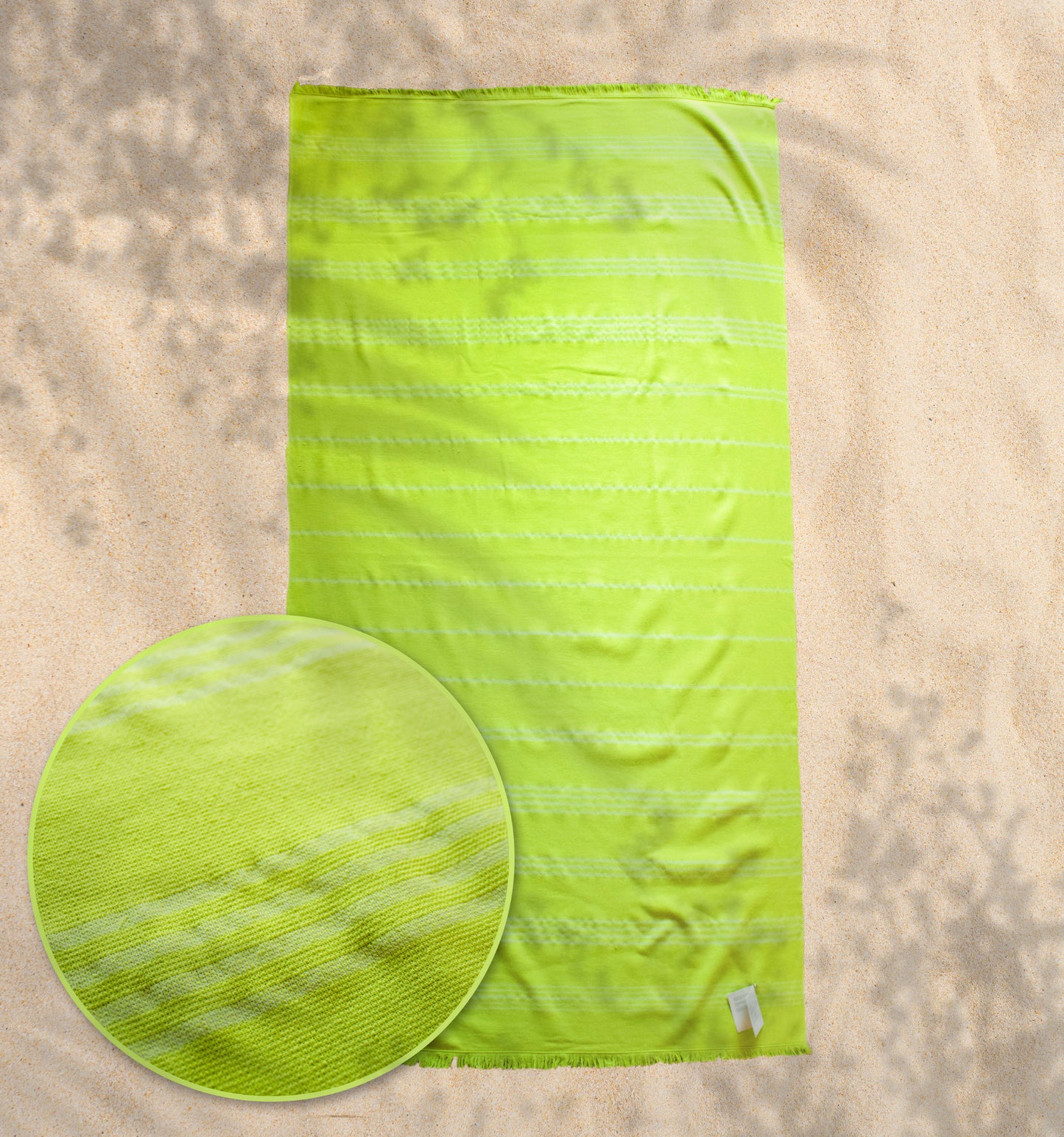 Beach towel NATURAWALK Lisbon, 96x180, terry cloth, 100% organic cotton