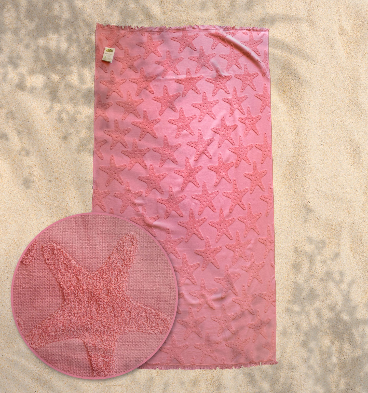 Beach towel NATURAWALK Verona, 96x180, terry cloth, 100% organic cotton