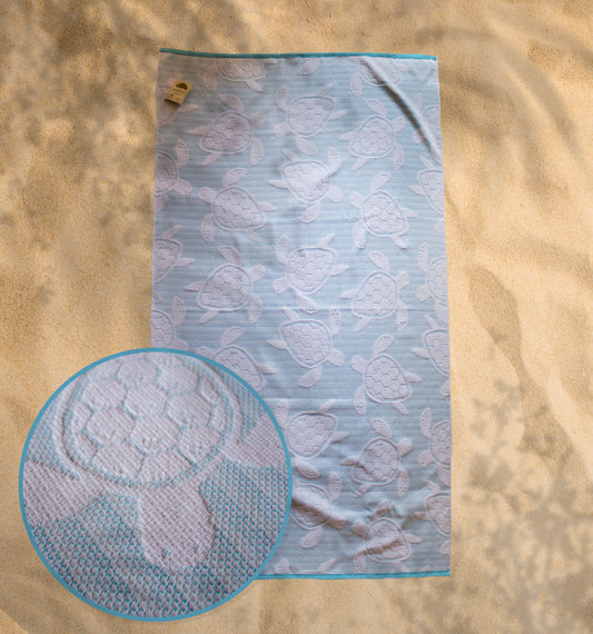 Strandtuch | NATURAWALK | Turtle Turin | 96x180cm | Bio-Baumwolle