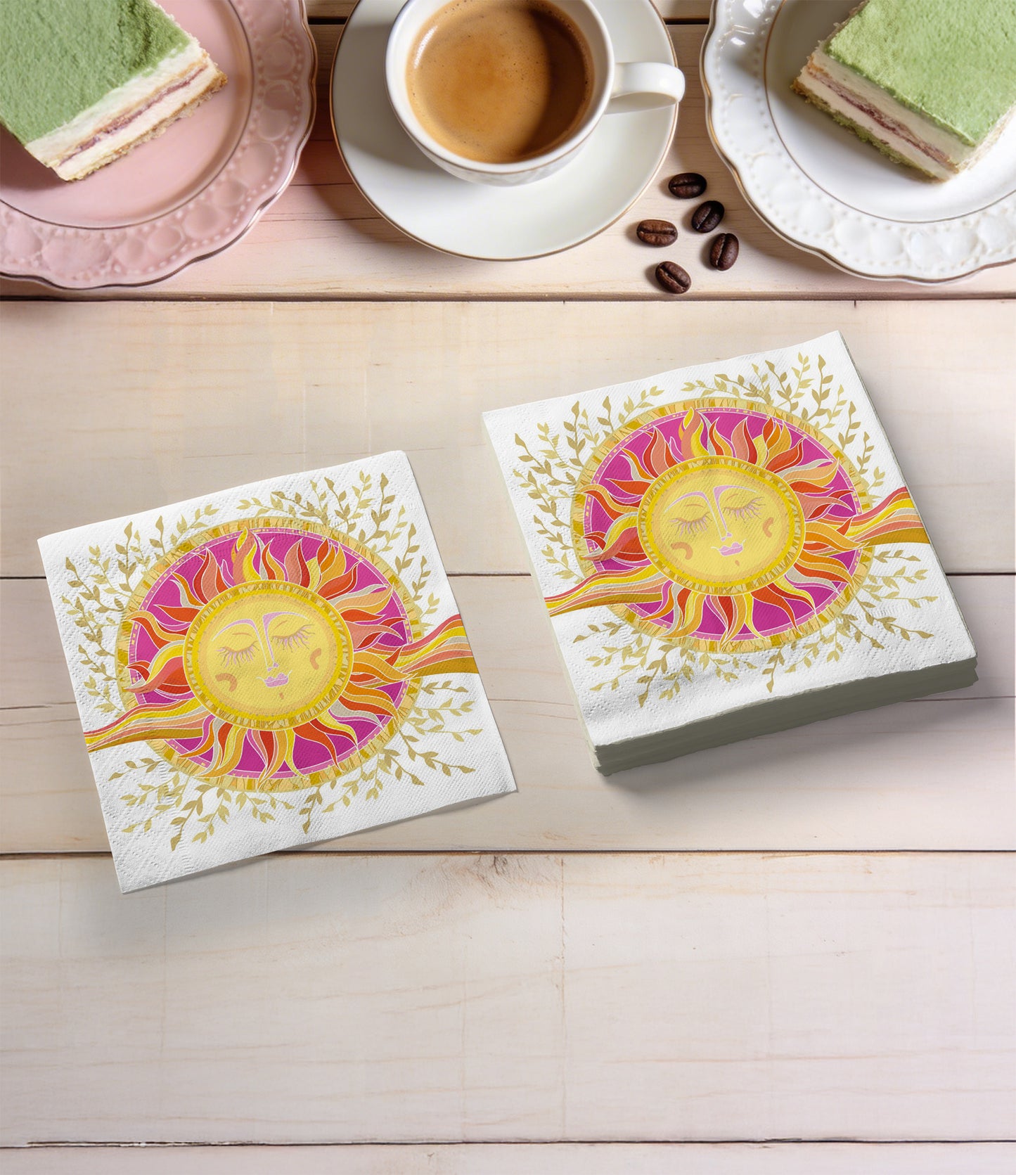 Papierservietten | ppd | Sunshine forever 2 | 33x33cm | 20 Stk.
