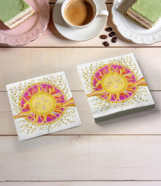 Papierservietten | ppd | Sunshine forever 2 | 33x33cm | 20 Stk.