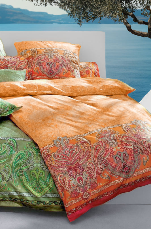 Mako-Satin Bettwäsche | bassetti | Volterra O2 Orange