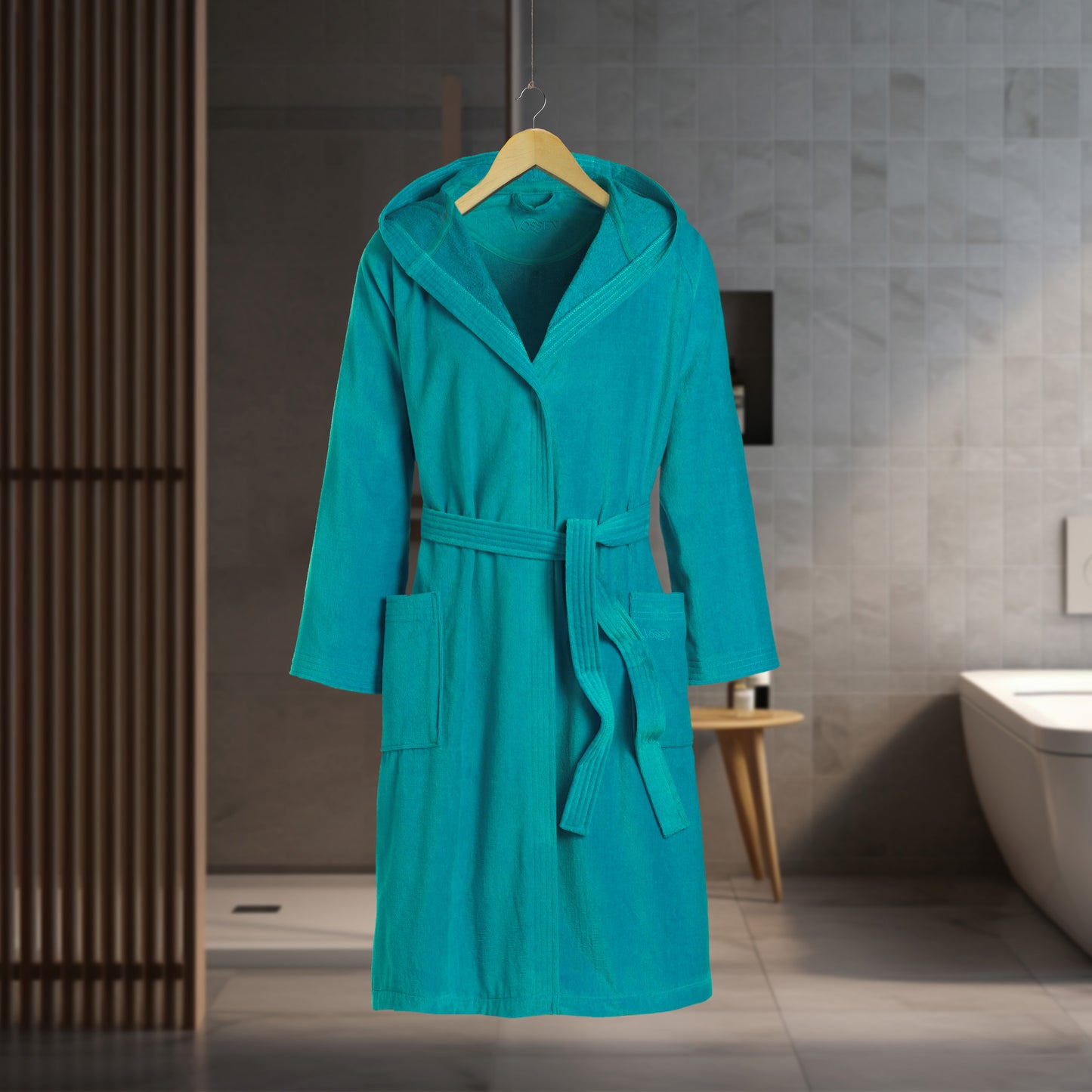 Bathrobe VOSSEN unisex - Texas Lagoon