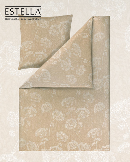 Mako-Interlock-Jersey Bettwäsche | ESTELLA | Anja 6345 | Sand