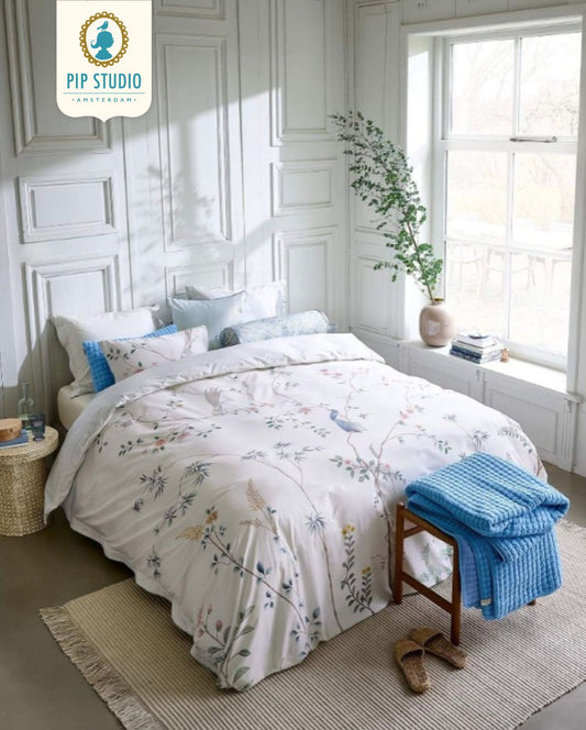 Percale bed linen PIP STUDIO Okinawa Green