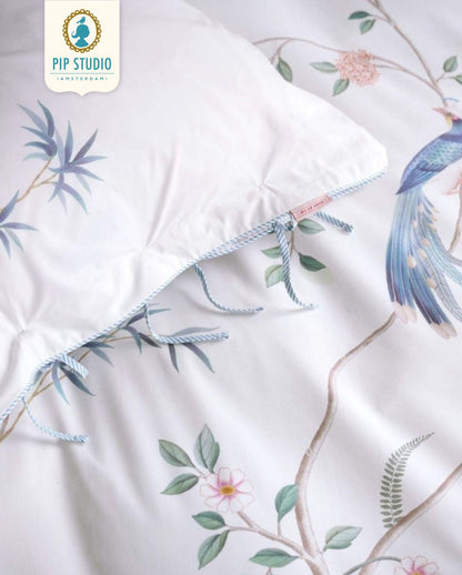 Perkal Bettwäsche | PIP STUDIO | Bamboo Blossom | White