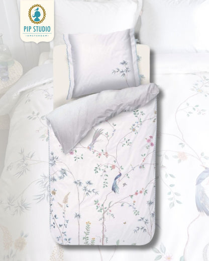 Perkal Bettwäsche | PIP STUDIO | Bamboo Blossom | White