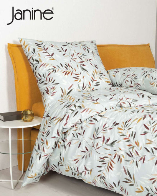 Edel-Feinbiber Bettwäsche | Janine Design | Davos | 65137/04 | Rubinwein Opalgrau