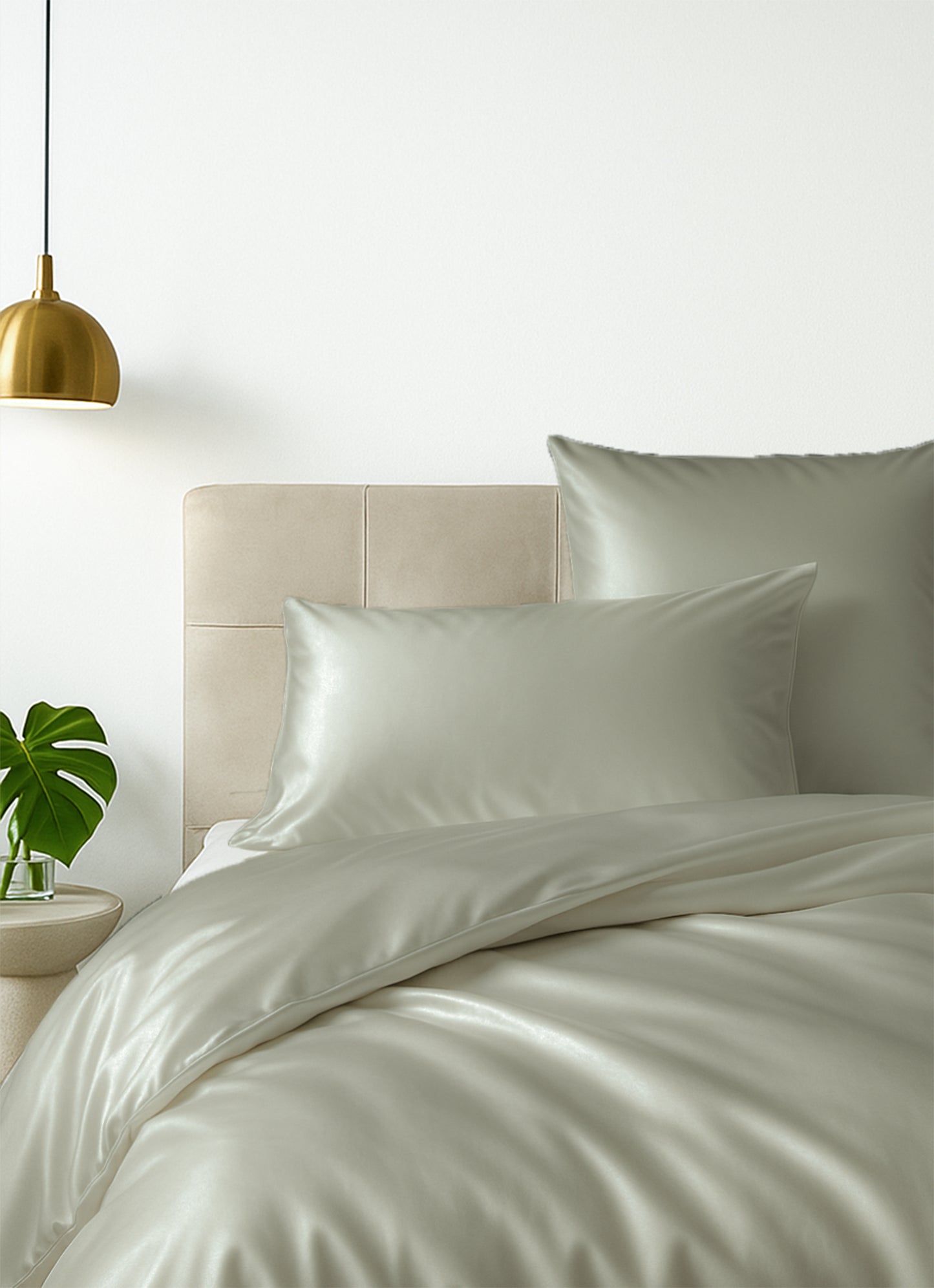 Mako satin bed linen Buddemeyer pastel colors