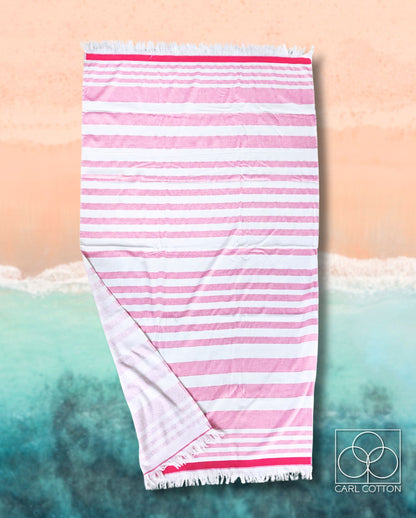 Hamam wellness towel CARL COTTON Pink