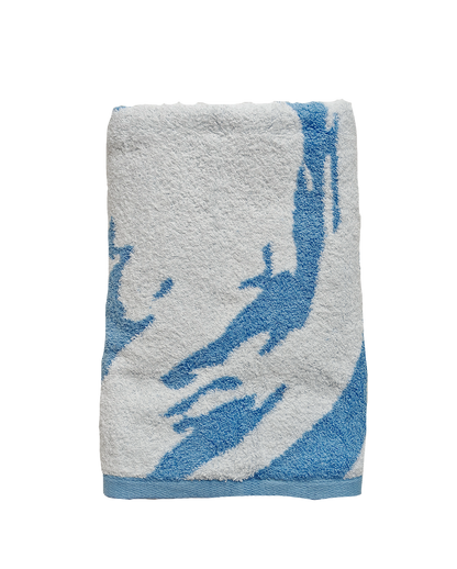 Handtuch | Egeria | Marble | Alaska-Blue