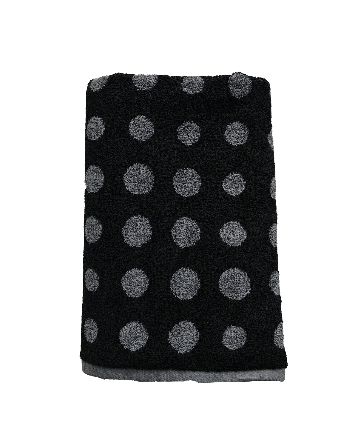 Handtuch | Egeria | Dot | Schwarz-Grau