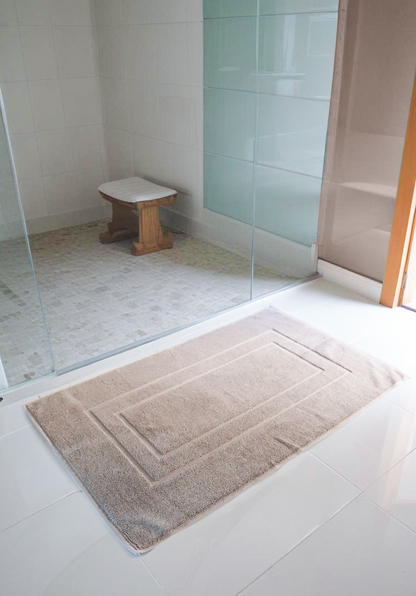 Bath mat NATURAWALK Tan 50x80cm 100% organic cotton