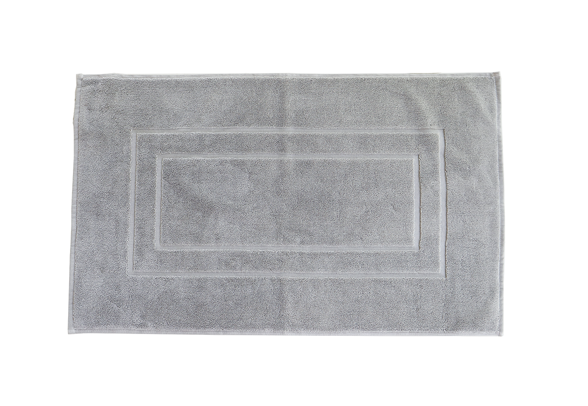 Bath mat NATURAWALK Silver 50x80cm 100% organic cotton