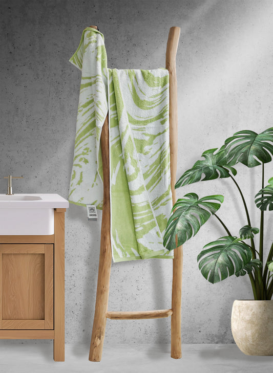 Handtuch | Egeria | Marble | Fawn-Hellgrün