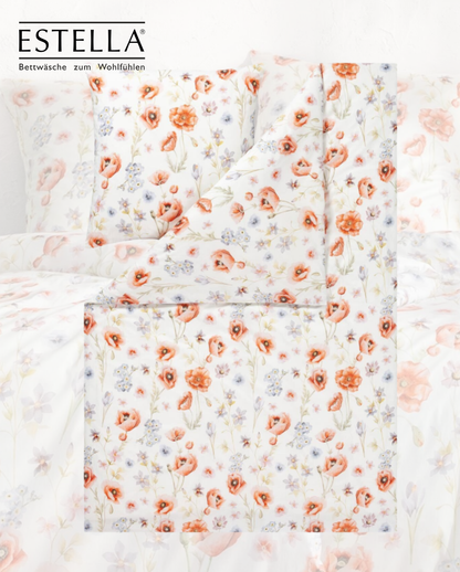 Mako-Interlock-Jersey Bettwäsche | ESTELLA | Elysia 6884 | Mohn