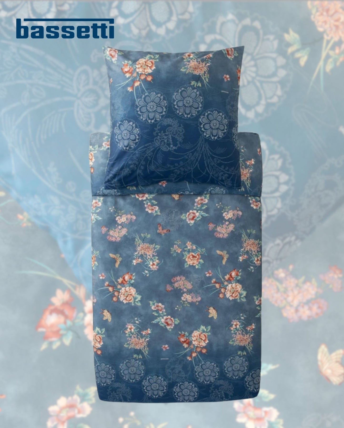 Mako satin bed linen bassetti Tosca T1 