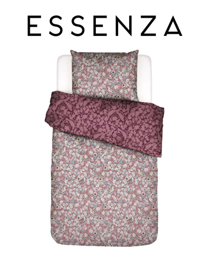 Bio-Baumwollsatin Bettwäsche | ESSENZA | Aleste | Mauve