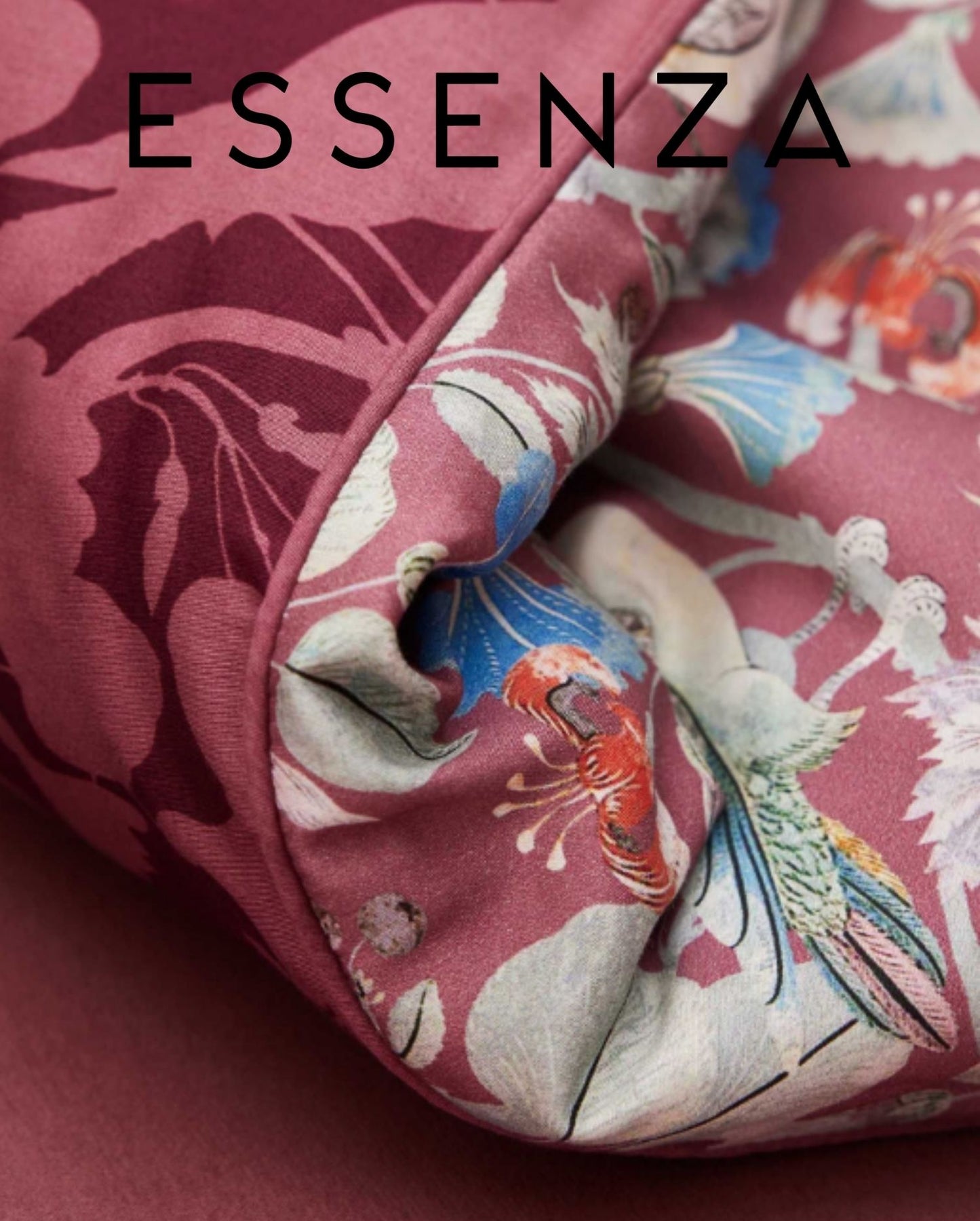 Bio-Baumwollsatin Bettwäsche | ESSENZA | Aleste | Mauve