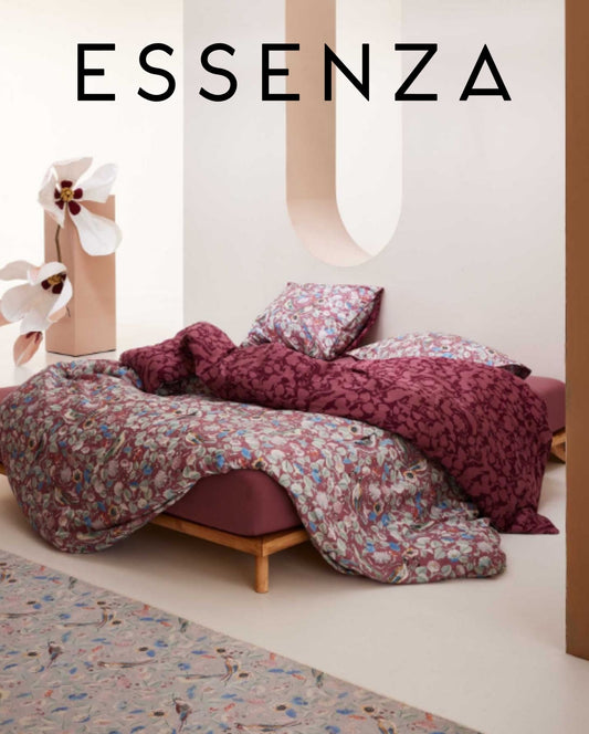 Bio-Baumwollsatin Bettwäsche | ESSENZA | Aleste | Mauve