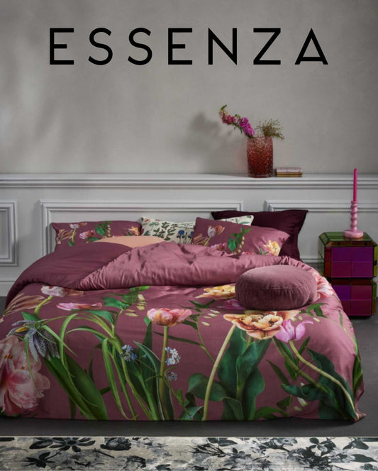 Bio-Baumwollsatin Bettwäsche | ESSENZA | Eloise | Mauve