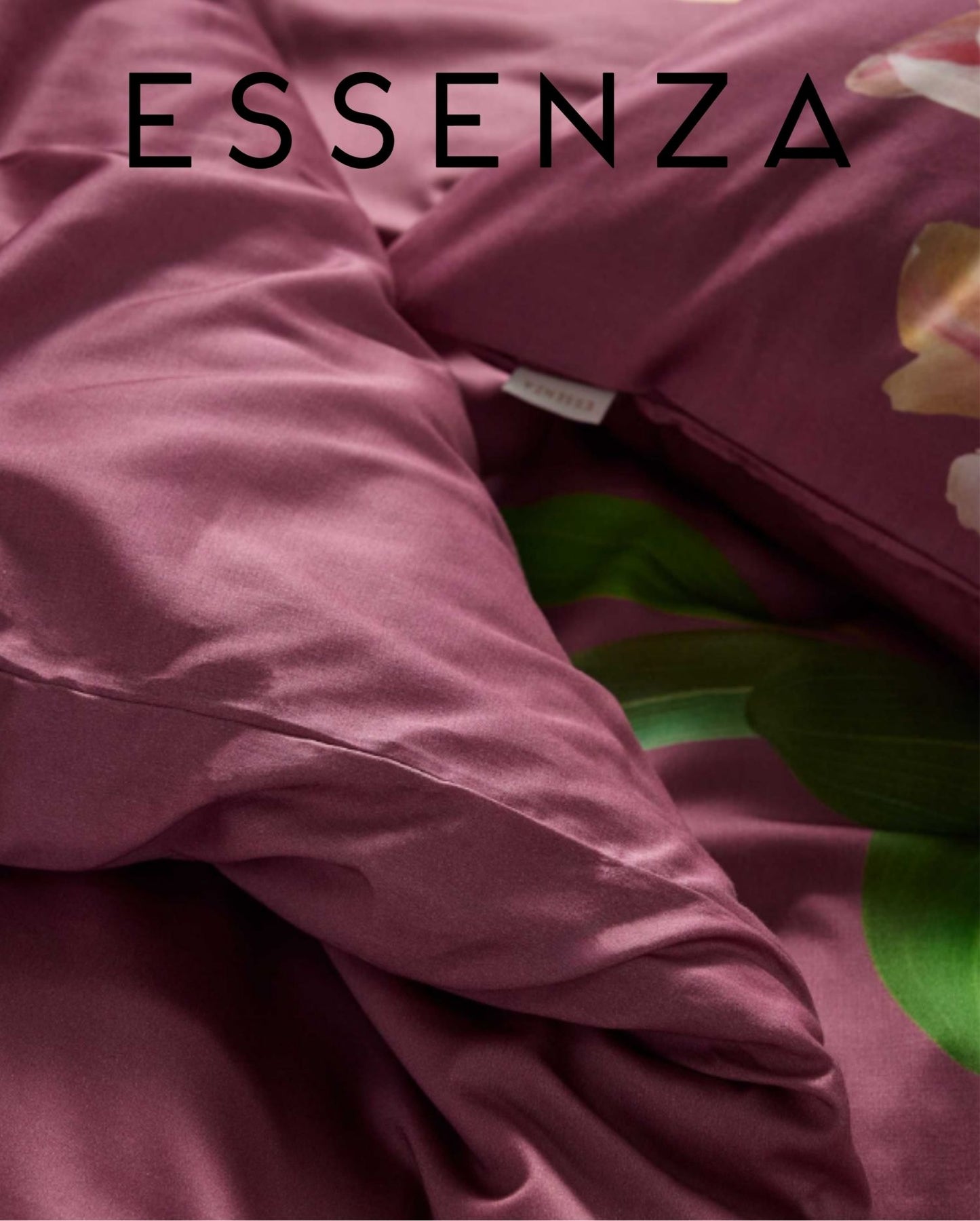 Bio-Baumwollsatin Bettwäsche | ESSENZA | Eloise | Mauve