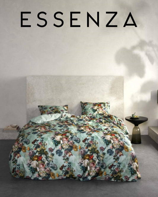 Satin Bettwäsche | ESSENZA | Karli | Mineral Green