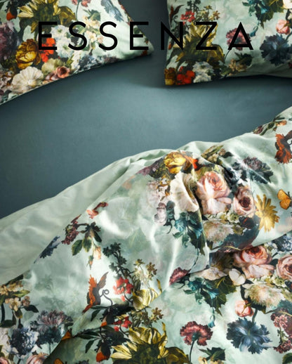 Satin Bettwäsche | ESSENZA | Karli | Mineral Green