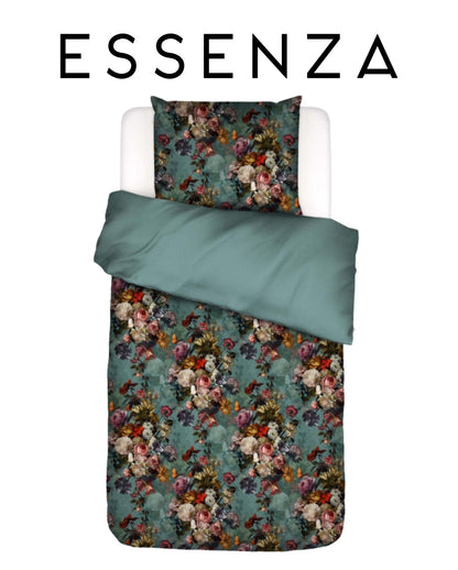 Satin Bettwäsche | ESSENZA | Karli | Reef Green