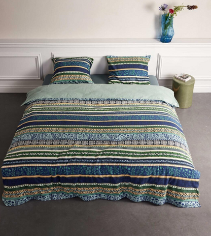 Cotton flannel bed linen ESSENZA Valentina Grey