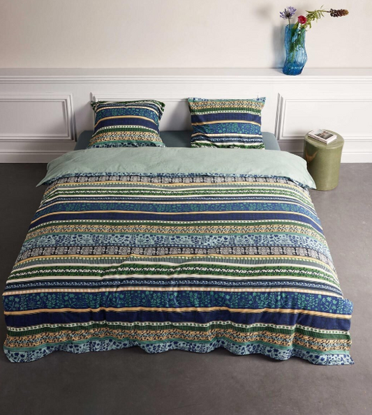 Cotton flannel bed linen ESSENZA Valentina Grey