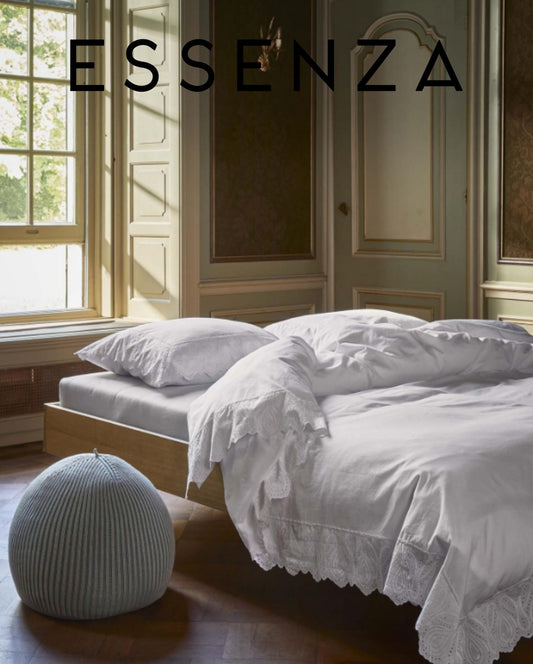 Baumwoll Bettwäsche | ESSENZA | Maen | Weiß
