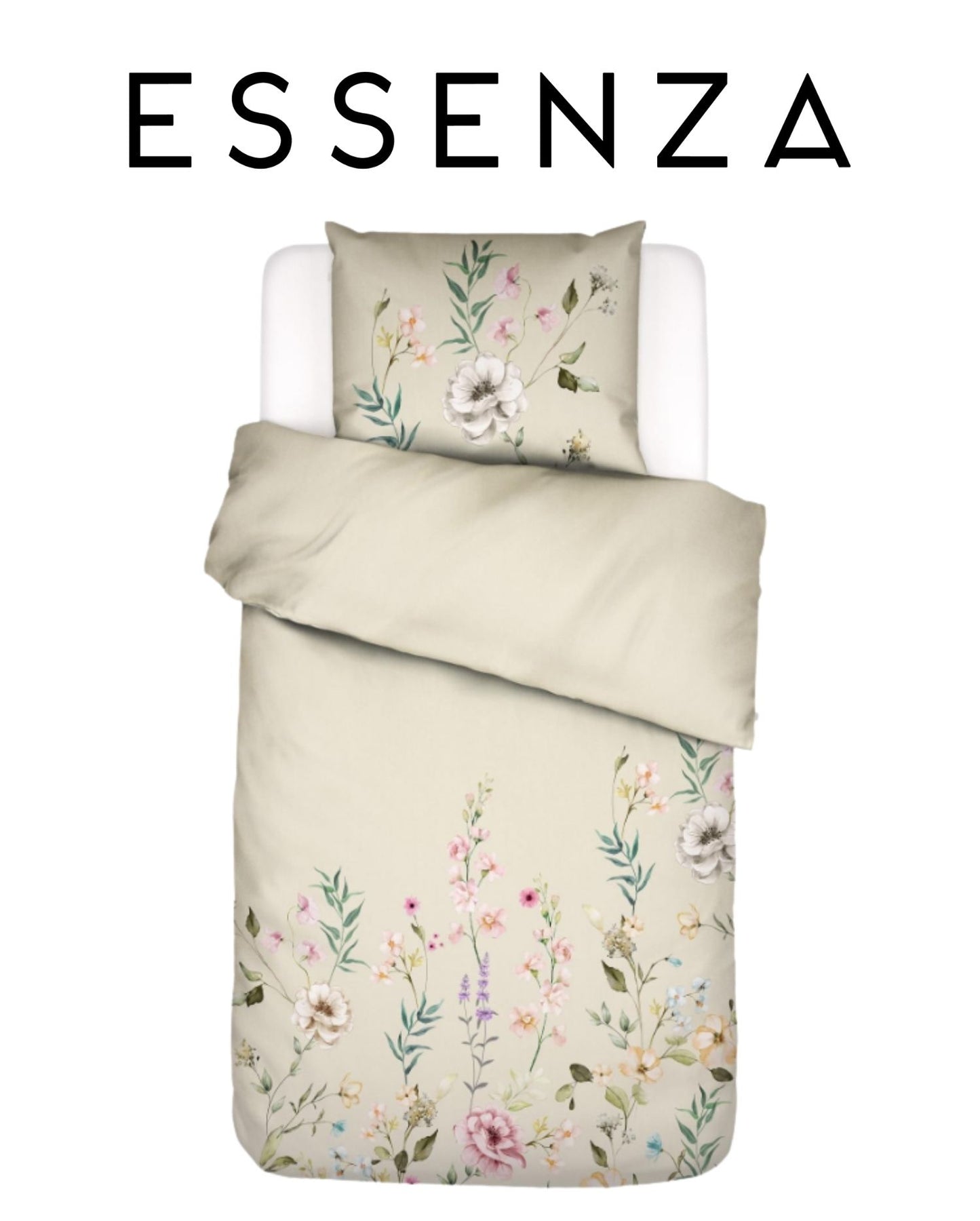 Satin Bettwäsche | ESSENZA | Romee | Vanilla