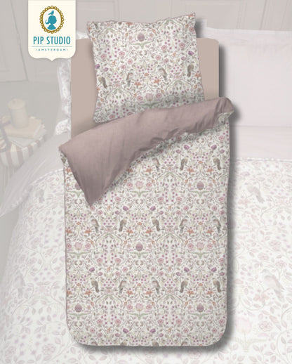 Perkal Bettwäsche | PIP STUDIO | Garden Dove | Off-White