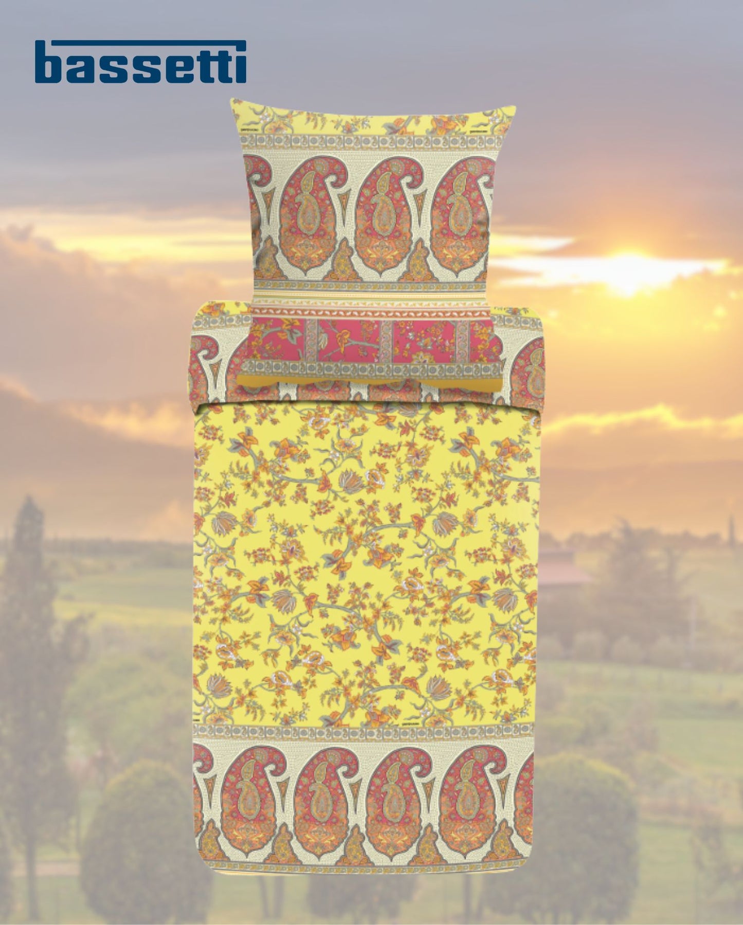 Mako satin bed linen bassetti Appiani RB 