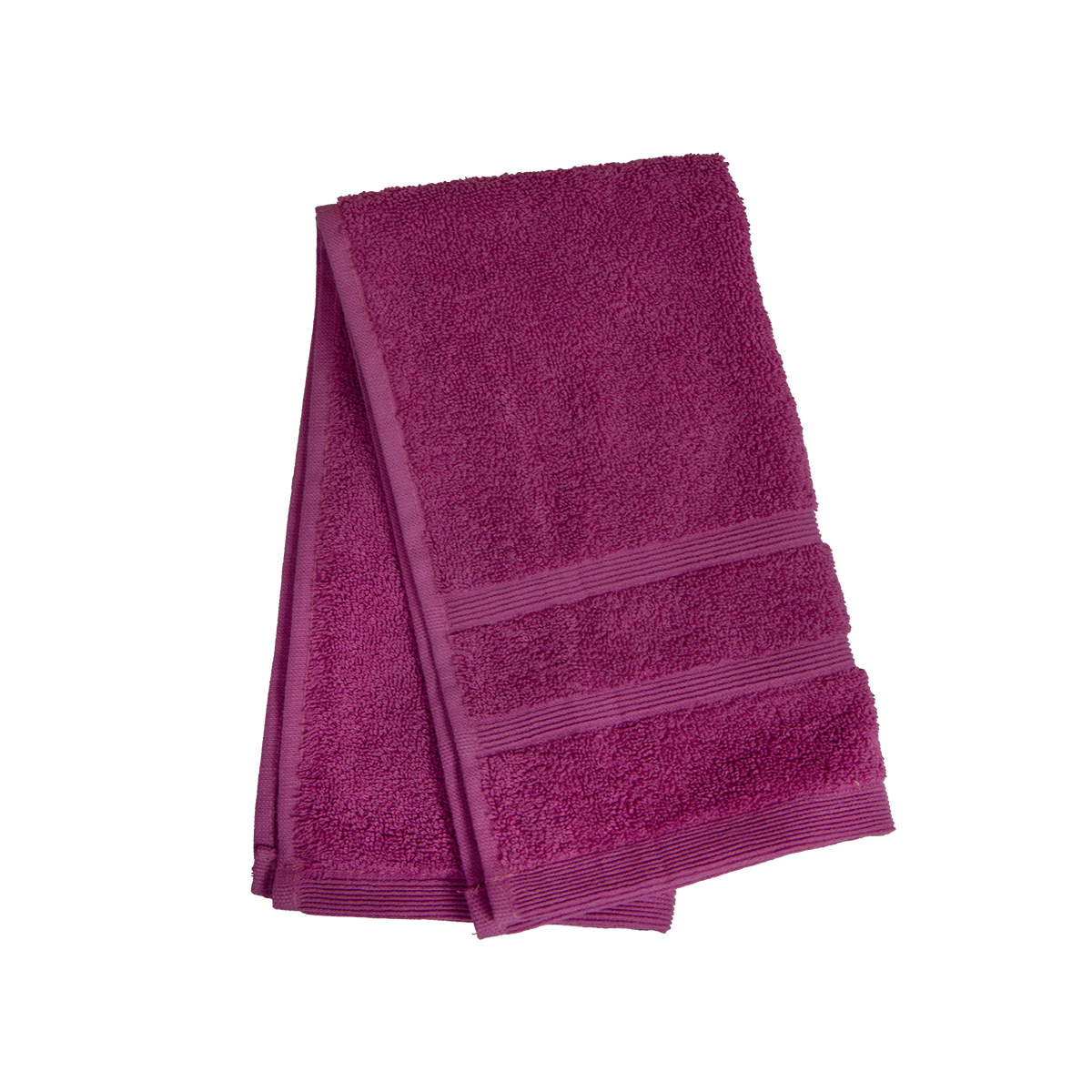 Ein Gaestetuch von NATURAWALK aus 100 Prozent Bio-Baumwolle in der Groesse 30x50cm. Farbe Pink. Modell Milano Deluxe Vivid Pink.
