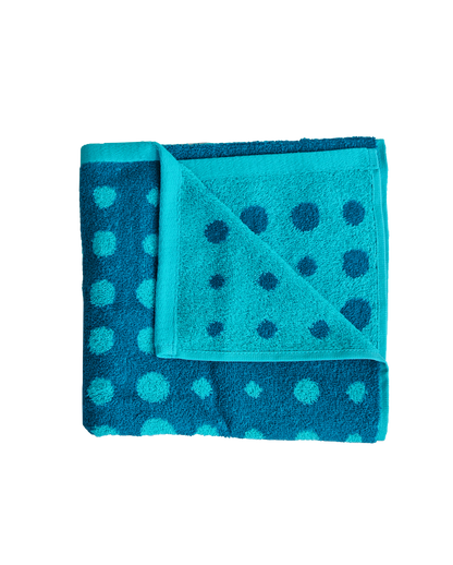 Handtuch | Egeria | Dot | Blau-Türkis