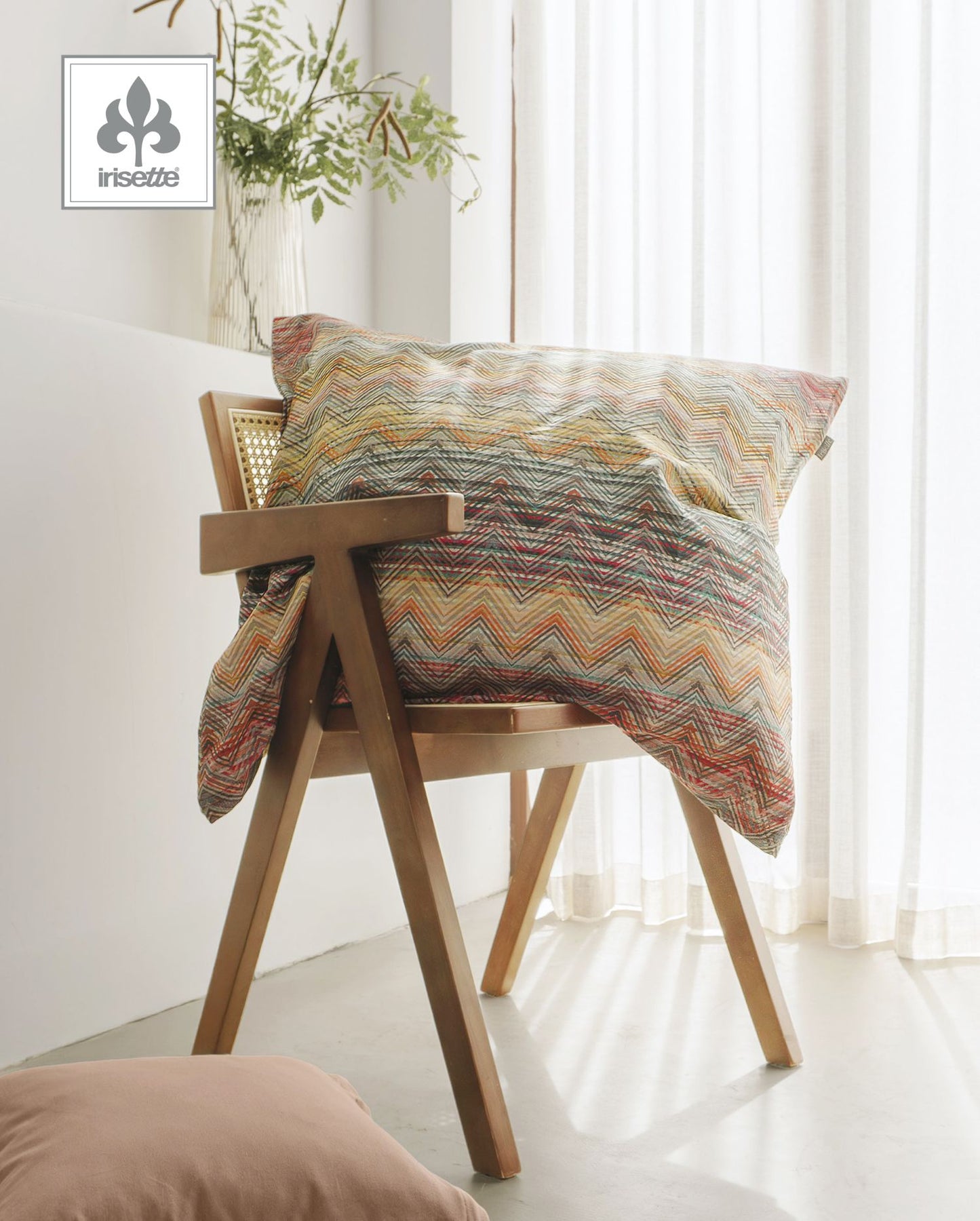 Mako satin bed linen Irisette Coloria