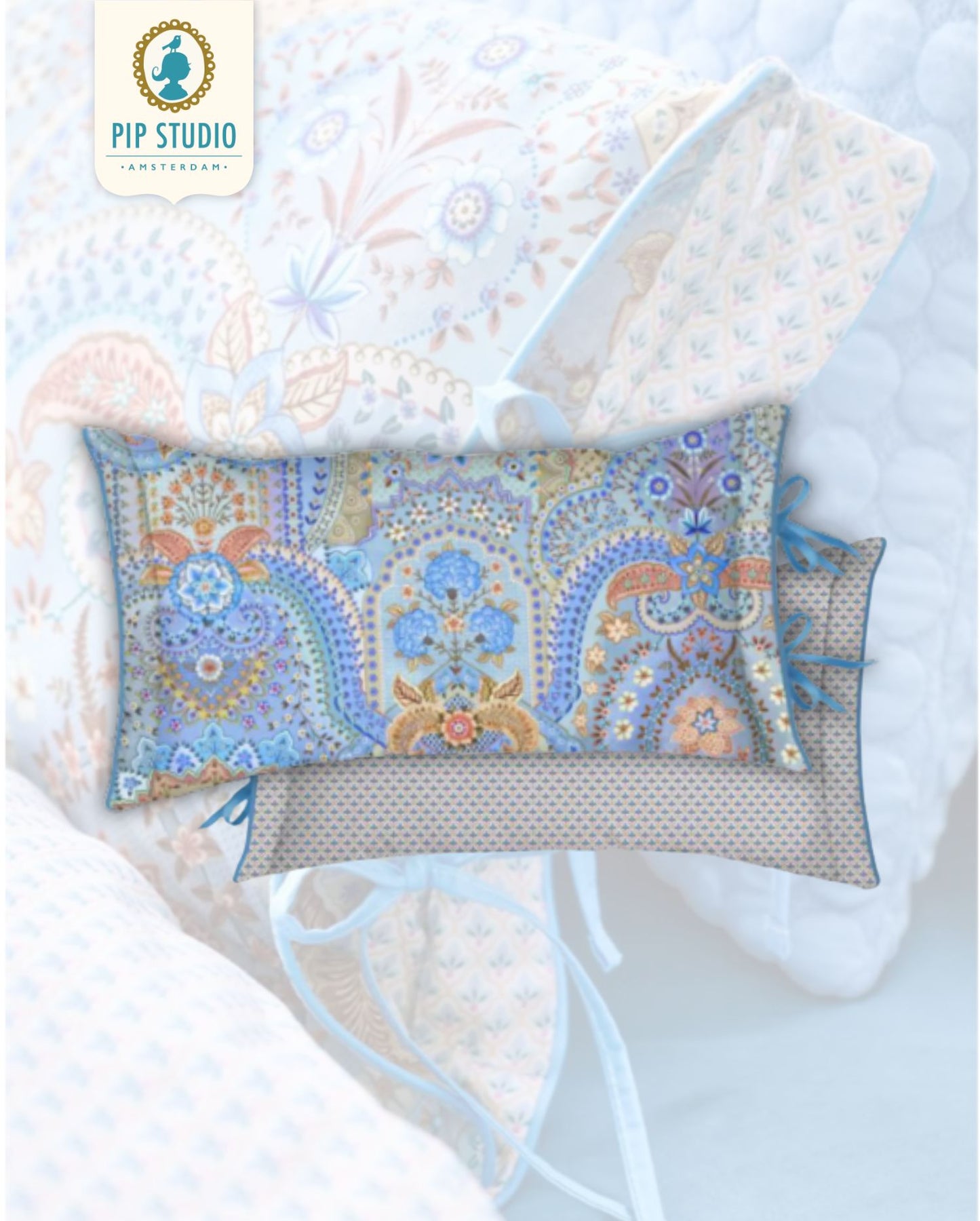 PIP STUDIO cushion Yellow Melody 35 x 60 cm 