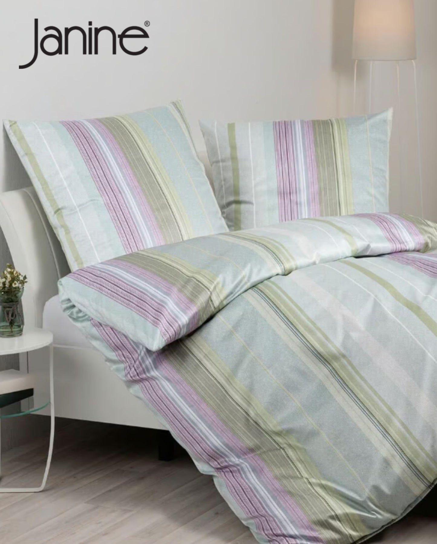 Mako satin bed linen Janine Design Palermo Lineo