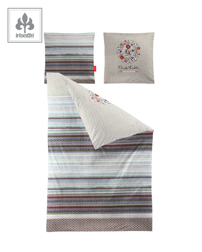 Fine flannel bed linen Irisette Koala 8531-11 grey