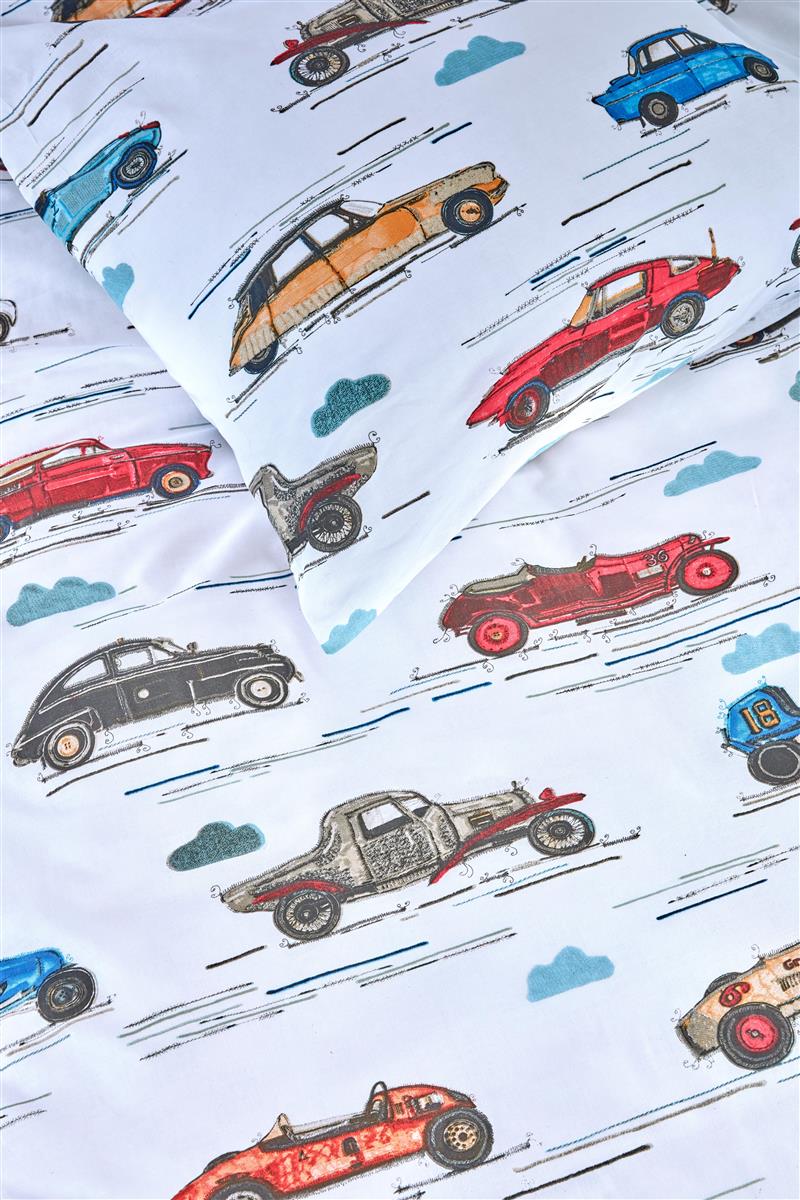 Detaildarstellung der Illustration auf der beddinghouse Bettwaesche Modell Cars