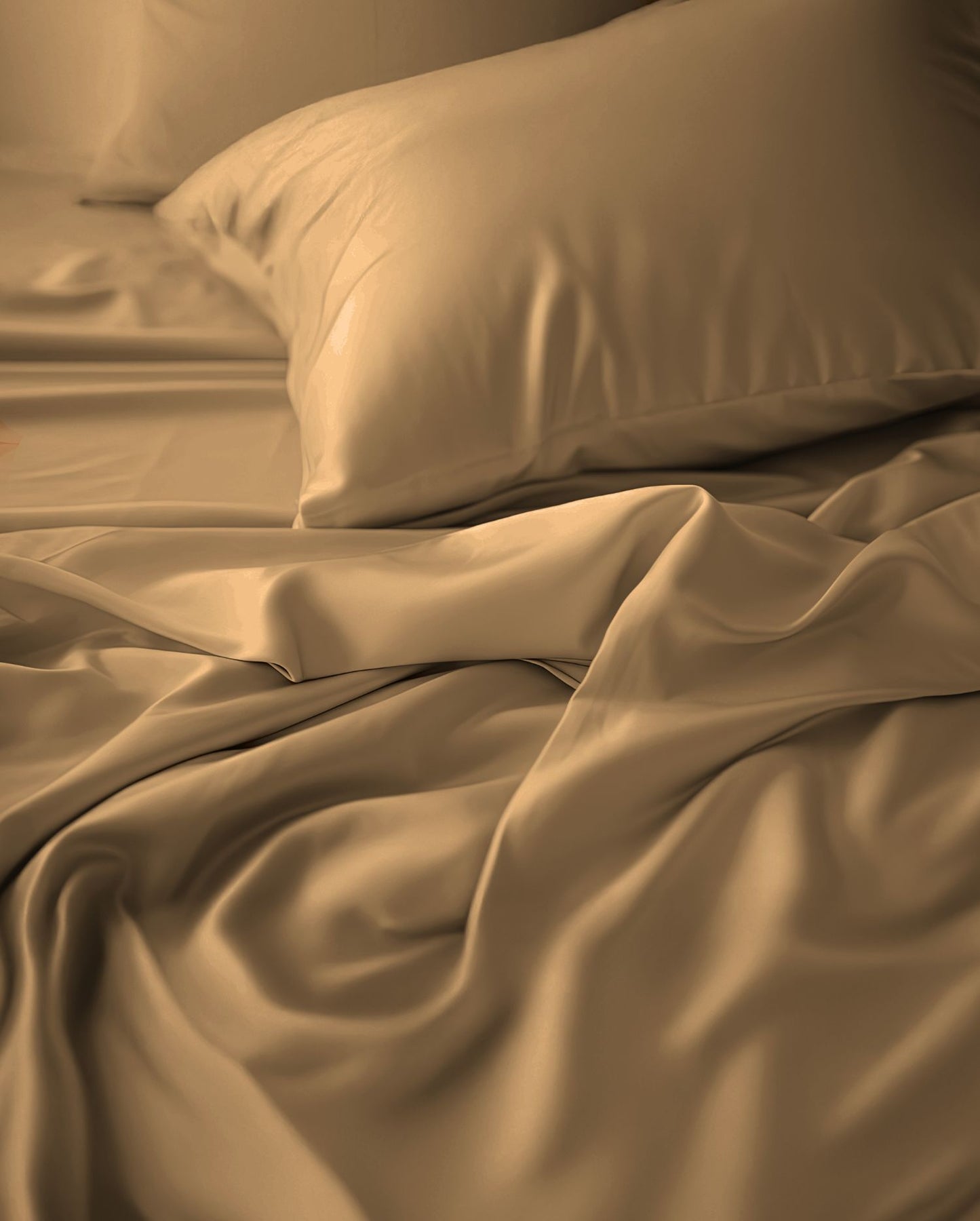 Satin Bettwäsche | kneer | mercerisierte Baumwolle | Sand