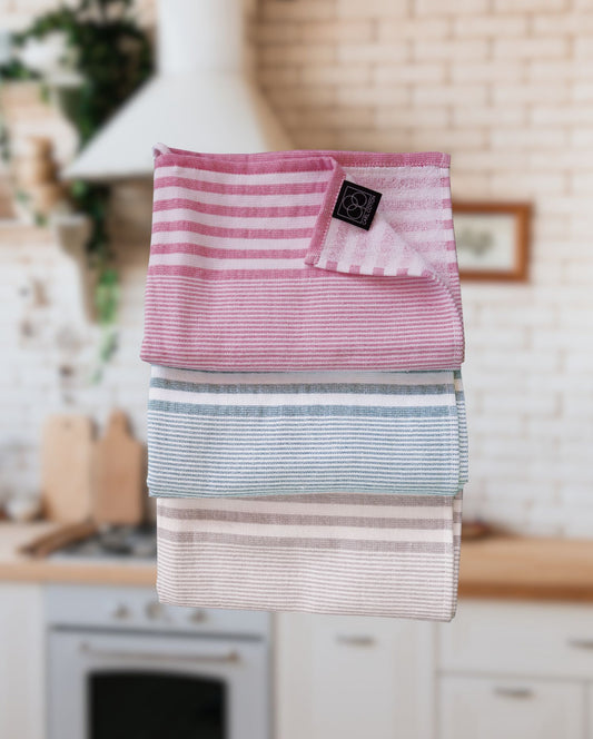 Kitchen terry towel CARL COTTON Stripes 50x70cm 100% cotton