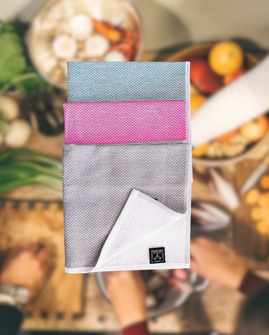 Kitchen terry towel CARL COTTON Waves 50x50cm 100% cotton