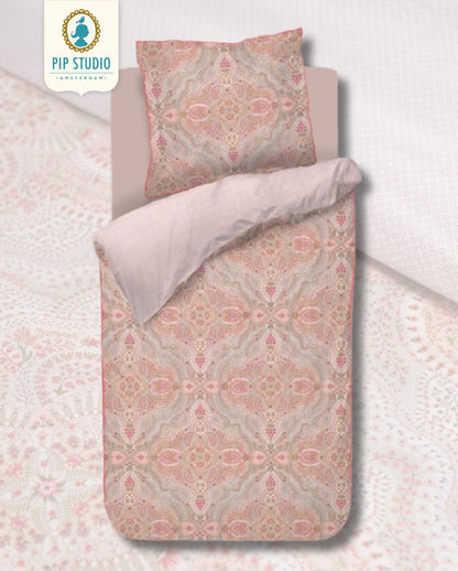 Percale bed linen PIP STUDIO Il Paradiso Light White