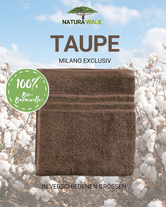 Towel Organic Cotton NATURAWALK Milano Exclusiv Anthracite